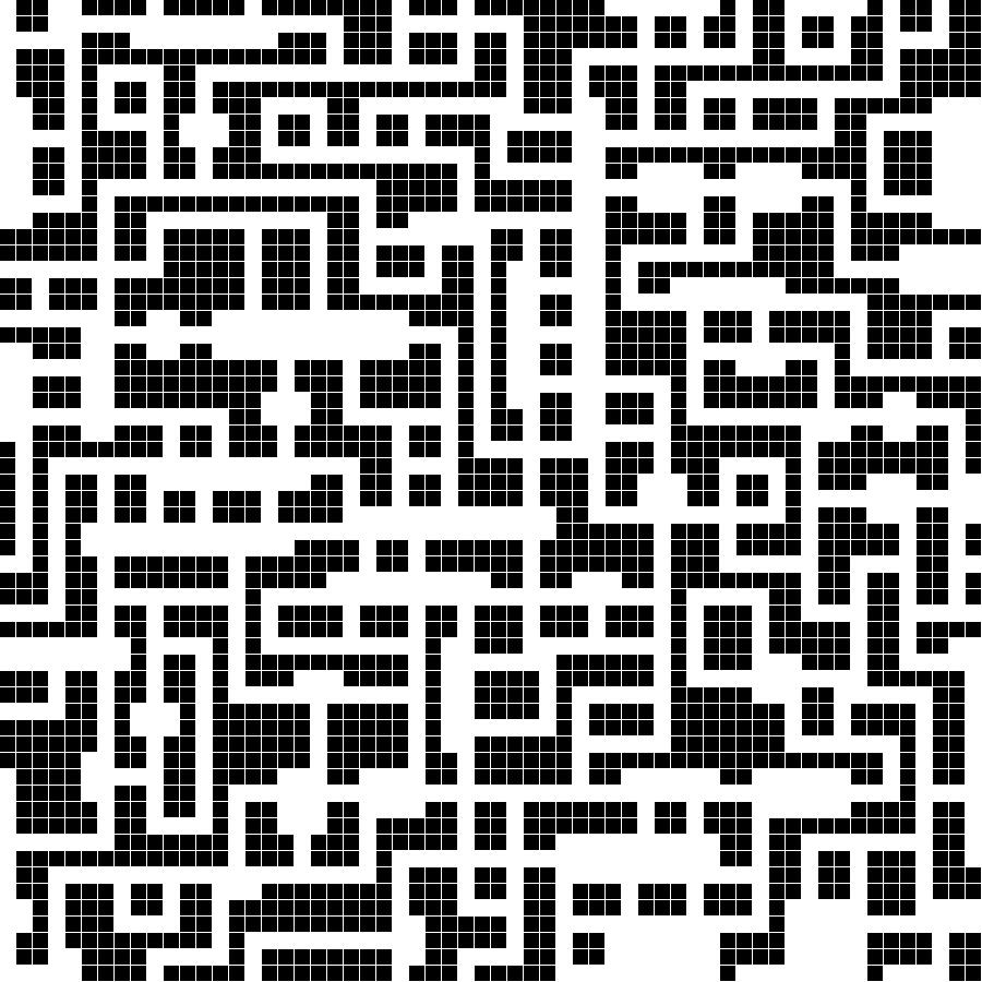 An algorithmically generated maze of rooms and corridors